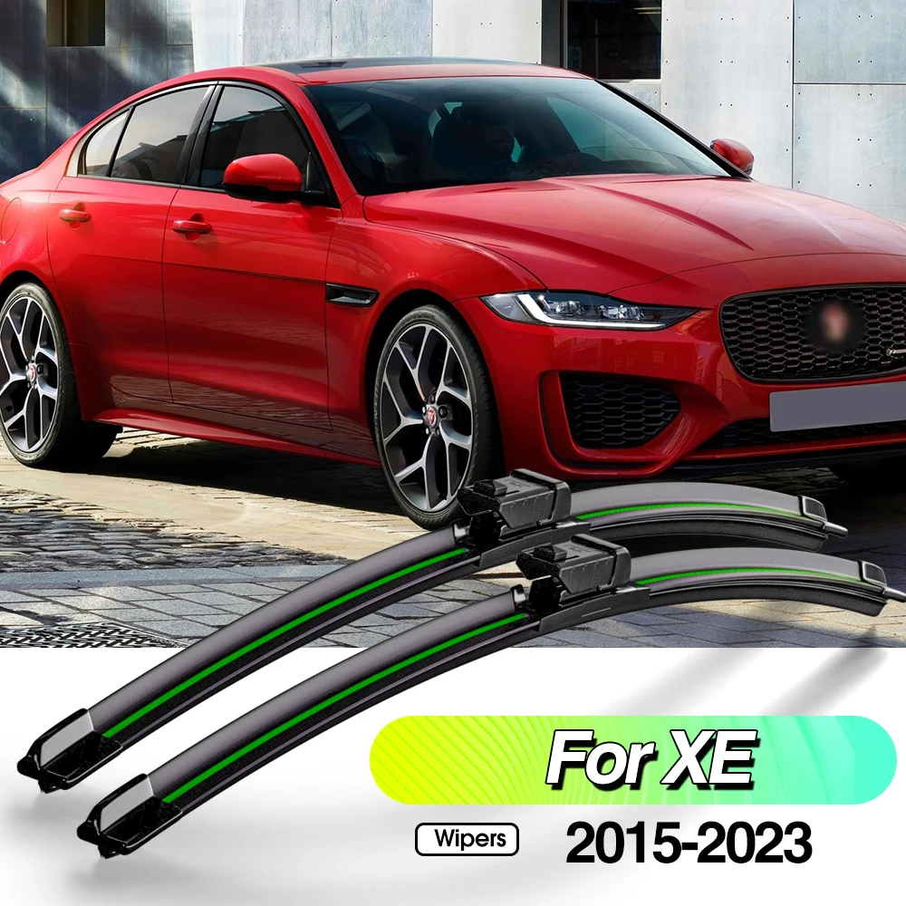 

For Jaguar XE X760 2015-2023 2pcs Front Windshield Wiper Blades Windscreen Window Accessories 2016 2017 2018 2019 2020 2021 2022