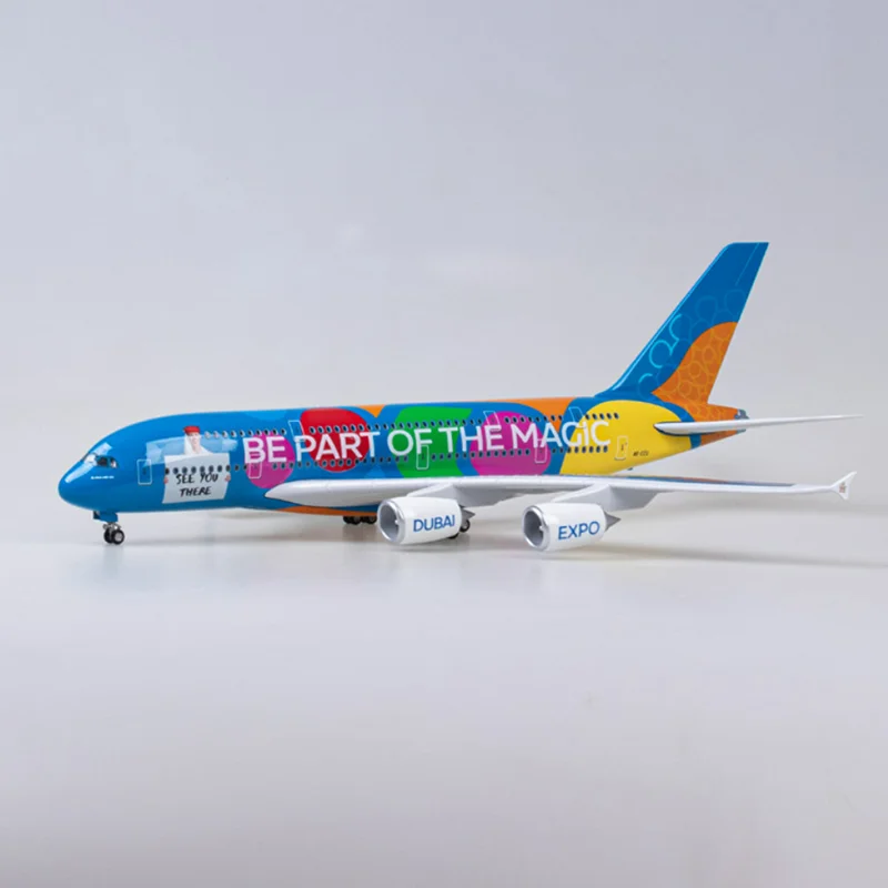 1/160 スケール飛行機モデル 380 A380 UAE EXPO 版航空会社航空機