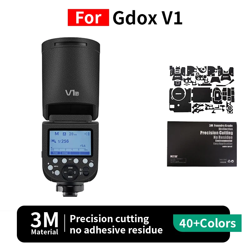 

Mebont для Godox V1 Skin Godox V1 наклейка со вспышками для камеры защитная пленка полная защита без остатков