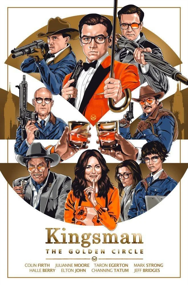 Film Kingsman: The Golden Circle (2017) POSTER Wandkunst Huisdecoratie schilderij