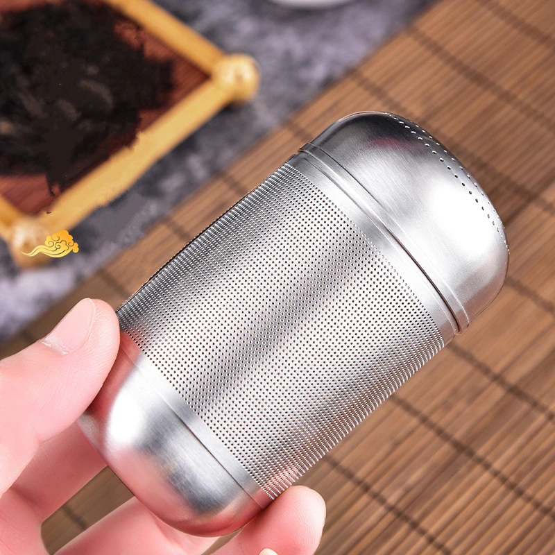 Teesieb Edelstahl Tee-Ei Teeblätter Gewürz Gewürz Ball Sieb Teekanne Feinmaschiges Kaffeefilter Teegeschirr – Detail 2