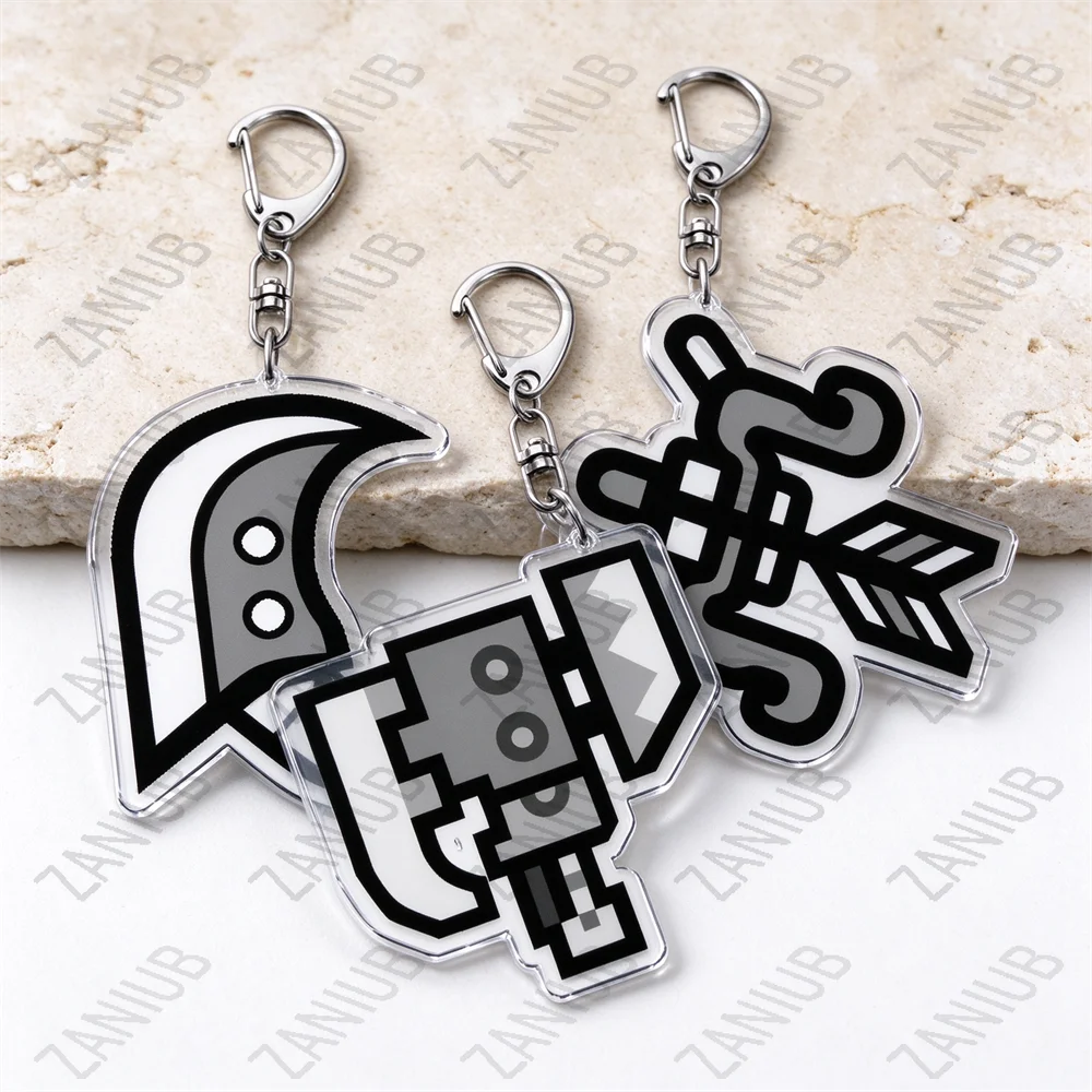 Video Gaming & Esports Usd Acc - Hete videospel wapens, drakenmonster sleutelhangers voor