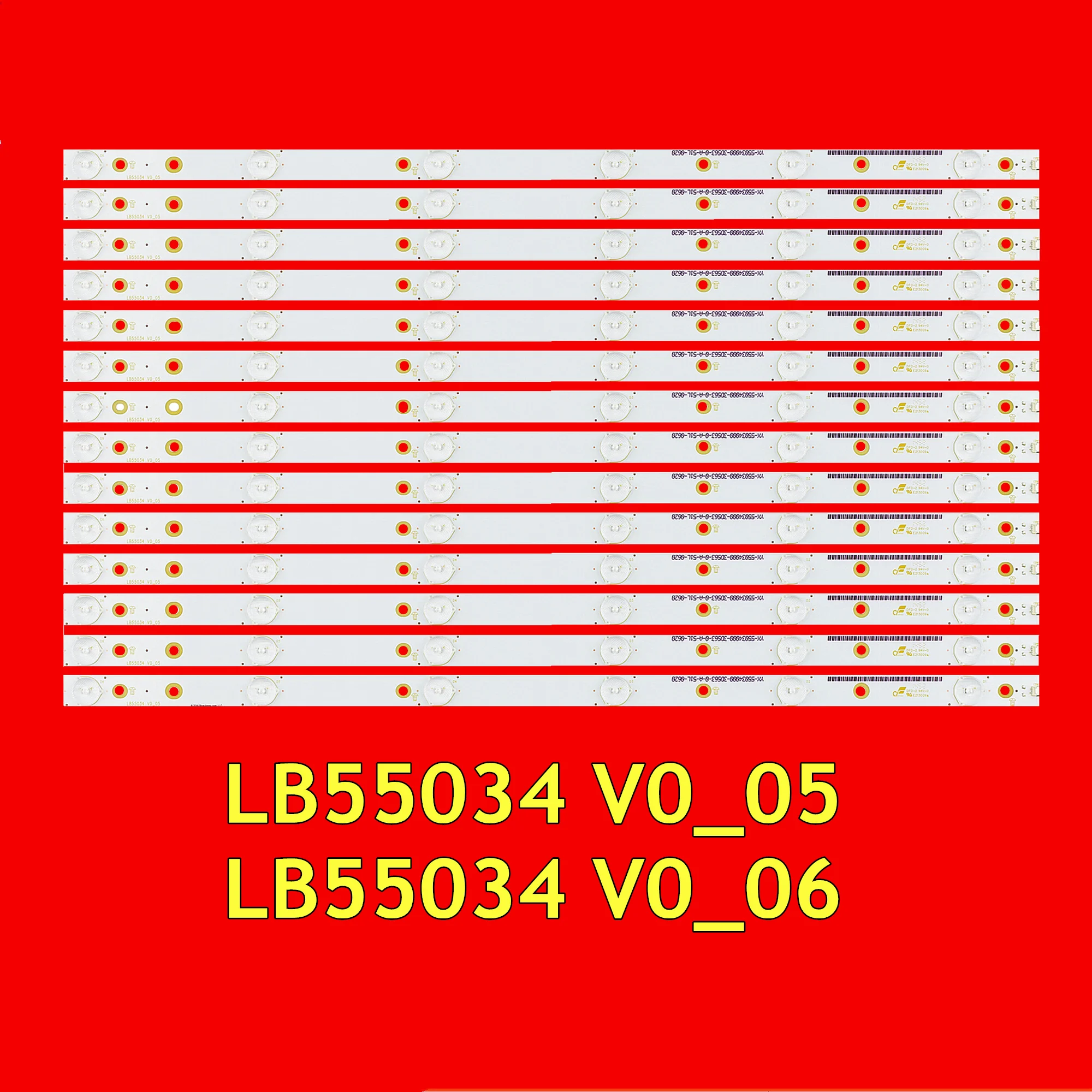 LED TV Backlight Strip for E55-C1 D55U-D1 LB55034 V0_05 V0_06