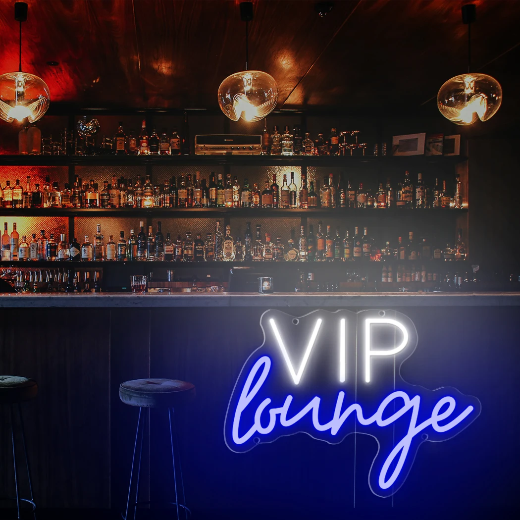 

VIP Lounge Neon Sign Decor Neon Light for Room Bedroom Birthday Wedding Party Gifts for Boys Girls
