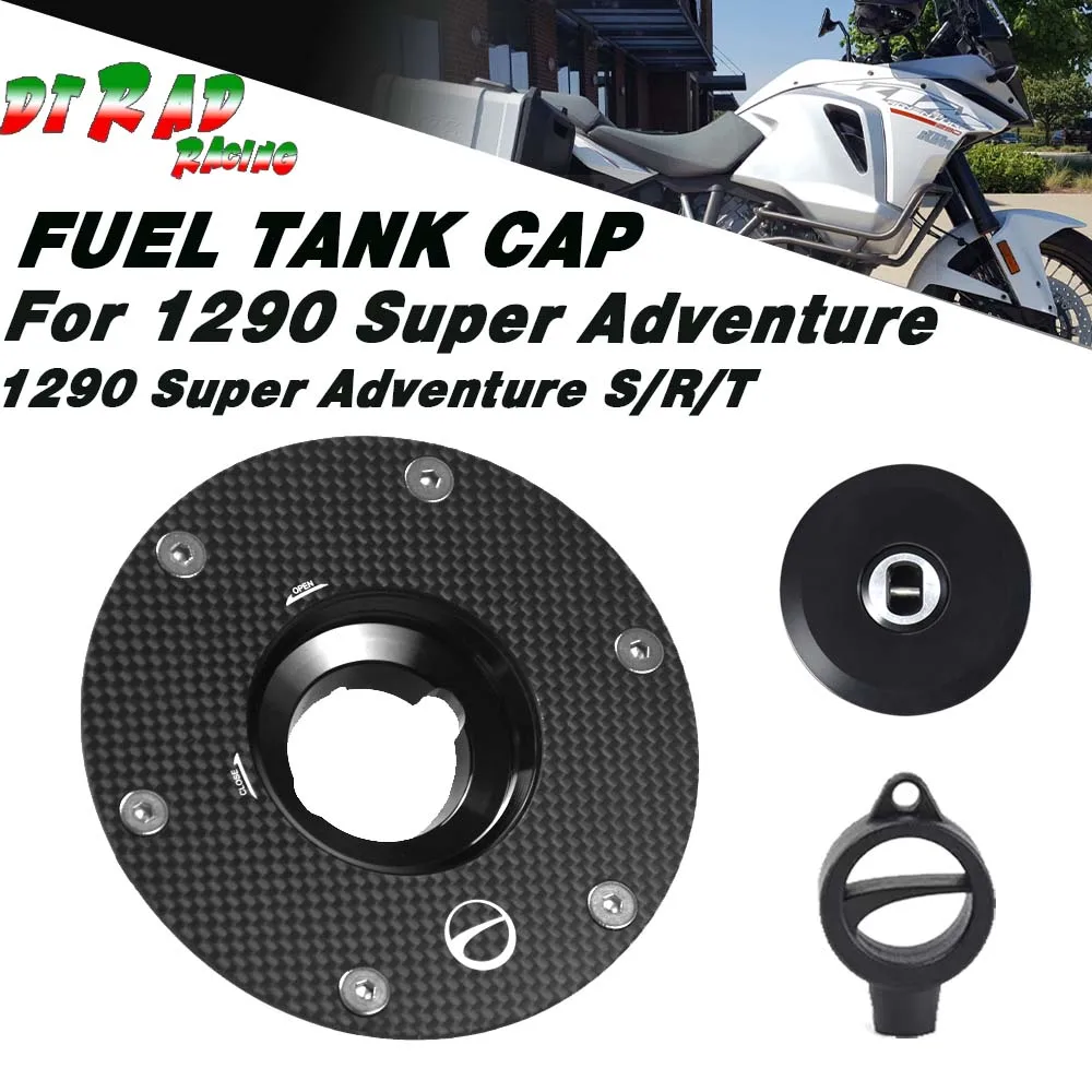 

Carbon Fiber For 1290 Super Adventure 2015-2016 1290 Super Adventure S/R/T 2017-2019 Fuel Tank Cap Motorcycle Accessories