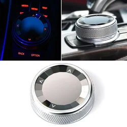 Crystal IDrive-cubierta de perilla de botón Multimedia para BMW E60 E61 E70 E71 E72 E66 5 Series X5 X6, botones de Control central, perilla de interruptor
