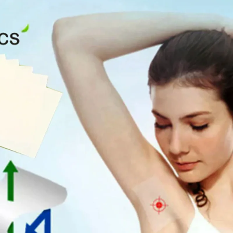 แผ่นซับเหงื่อใต้วงแขนแบบใช้แล้วทิ้ง 20 ชิ้น แผ่นซับเหงื่อใต้วงแขน ป้องกันเหงื่อและกลิ่นกาย สำหรับผู้ชายและผู้หญิง