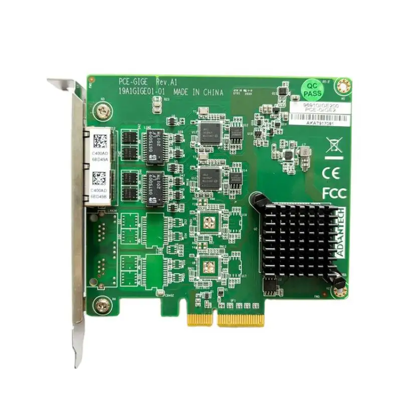 

ADVANTECH PCE-GIGE PCE-GIGE2 PCE-GIGE2-00A1 19A1GIGE01-01PCI Express X4 2/4-Port Gigabit Ethernet Expansion Card