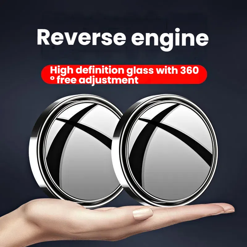 

Маленькое круглое зеркало, зеркало заднего вида, артефакт заднего вида автомобиля, вспомогательное зеркало для слепых зон, зеркало заднего вида, широкий угол обзора на 360 градусов.