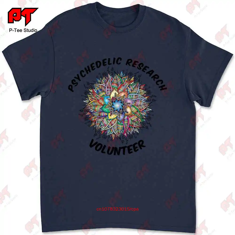 Psychedelic Research Volunteer T Shirt Terence Mckenna Magic Mushroom HSKA