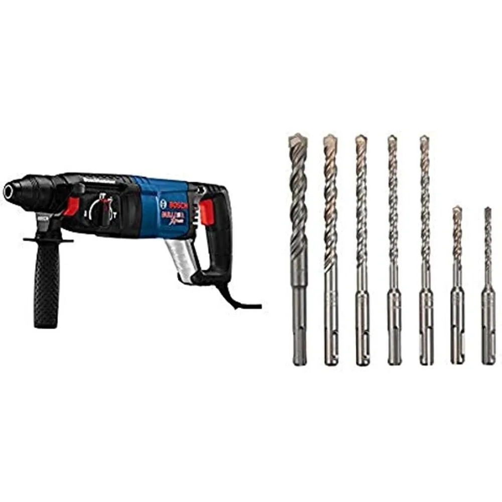 

BOSCH 11255VSR Bulldog Xtreme 8 Amp 1 Inch Corded Variable Speed SDS-Plus Concrete/Masonry Rotary Hammer