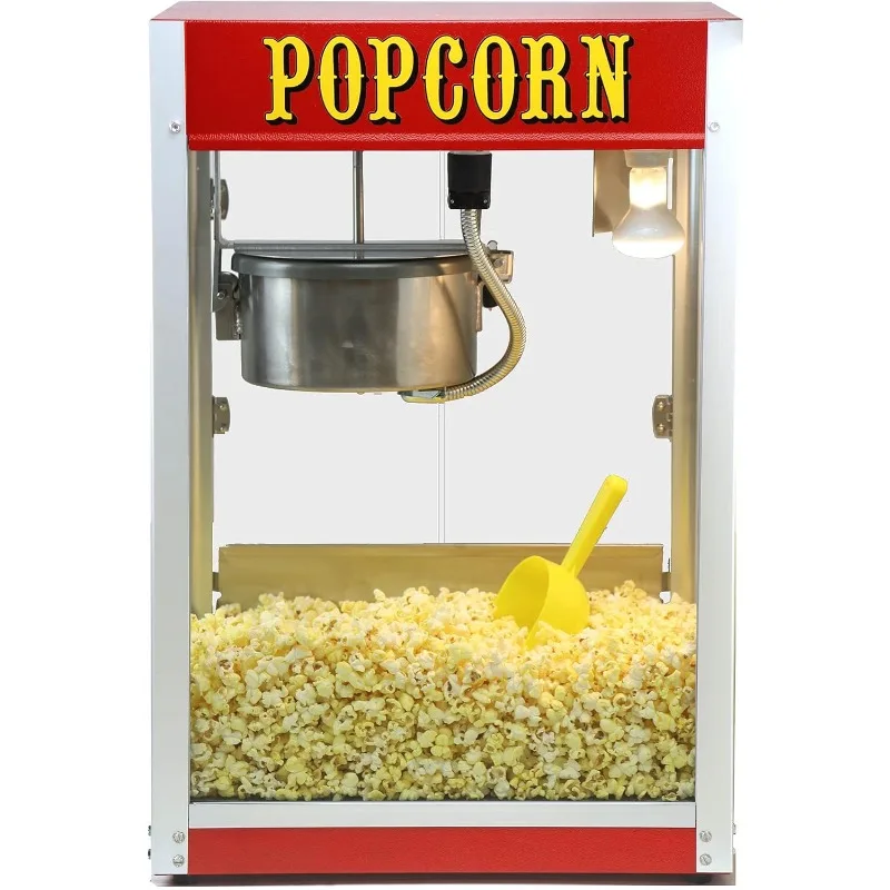 Paragon Theater Pop 8 Ounce Popcorn Machine for Professional Concessionaires Requiring Commercial Quality High