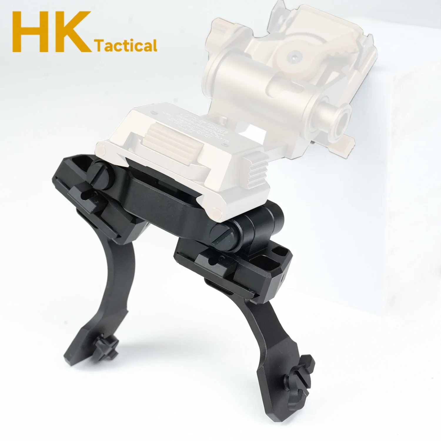 

Очки ночного видения PVS-14 с креплением Dovetail Double J-Arm для шлема, тактический металлический кронштейн для охоты, совместим с адаптером L4G24 Dovetail