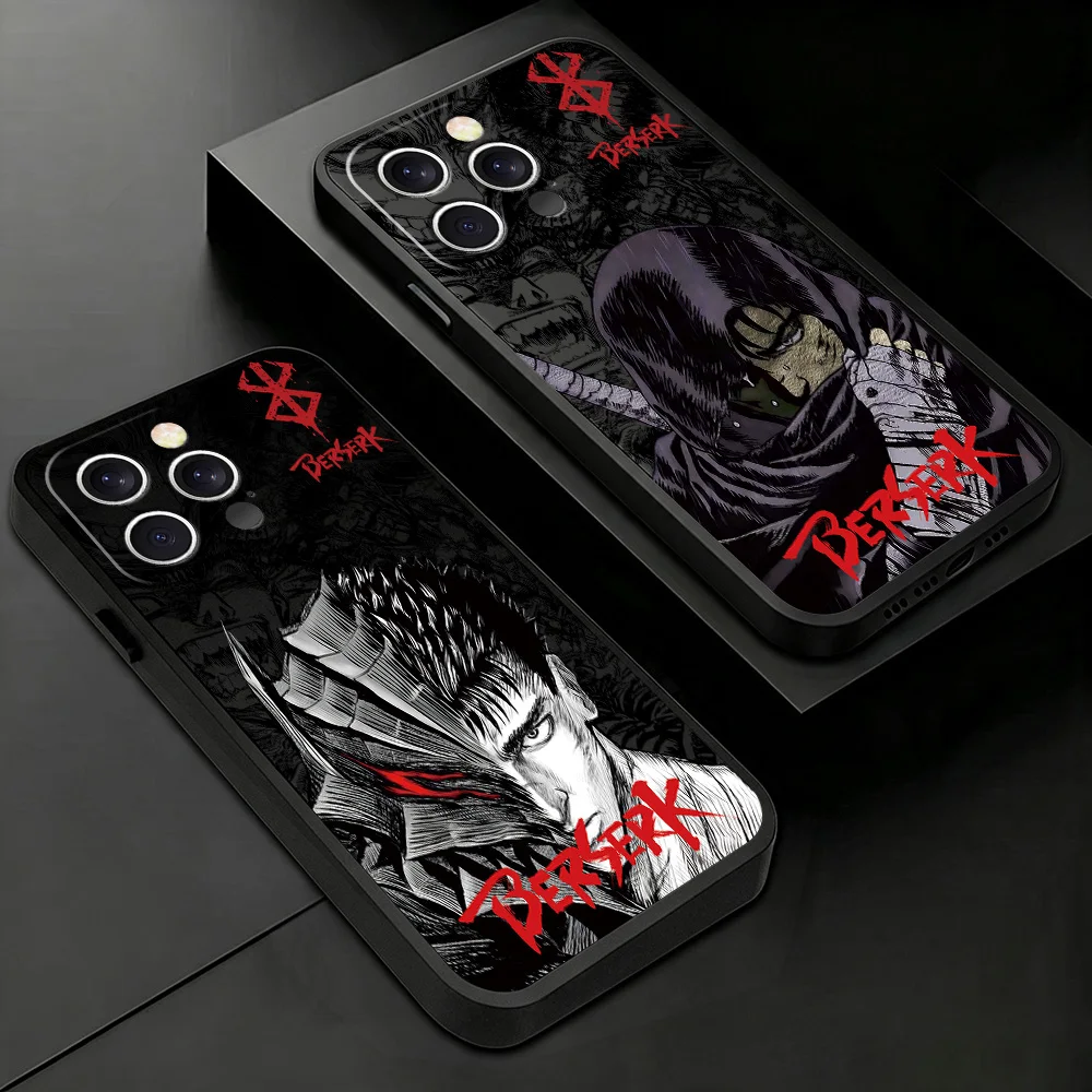 HOT Phone Case For Samsung Galaxy S26 S25 S24 S23 S22 S21 S20 Note 20 10 Edge Lite Ultra Plus FE 4G 5G New Cool Anime Berserks
