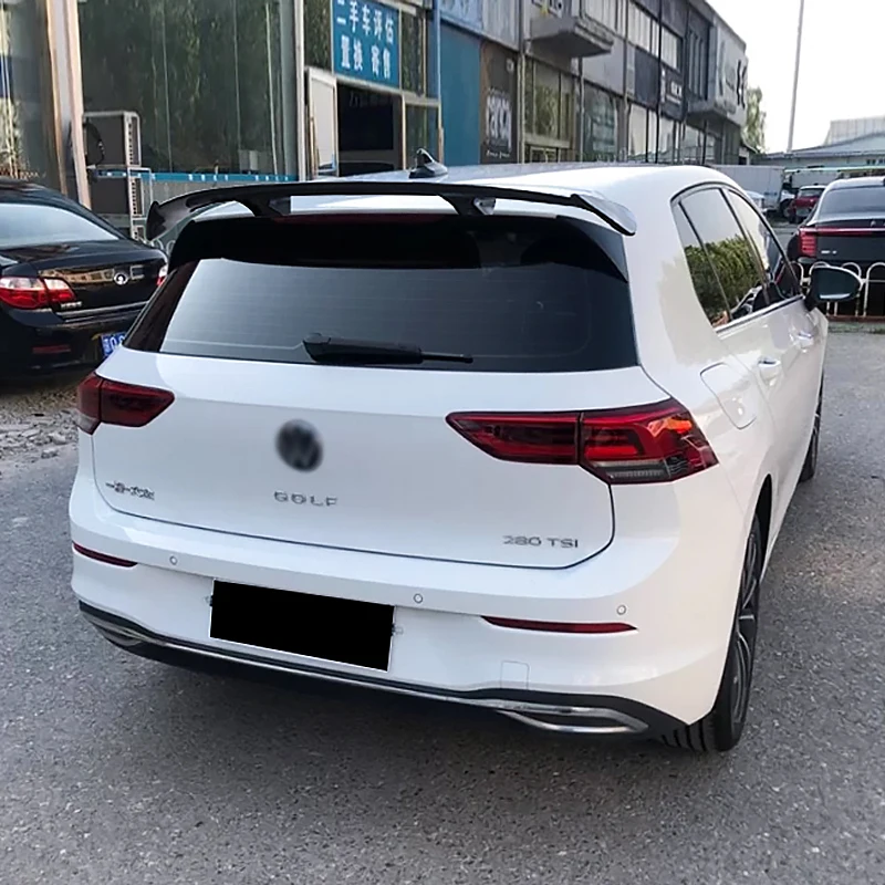 

Car Styling Spoiler Carbon Fiber Surface ABS Material Car Rear Trunk Spoiler Exterior Accessories For VW Golf/MK6 7 8 2010-2023