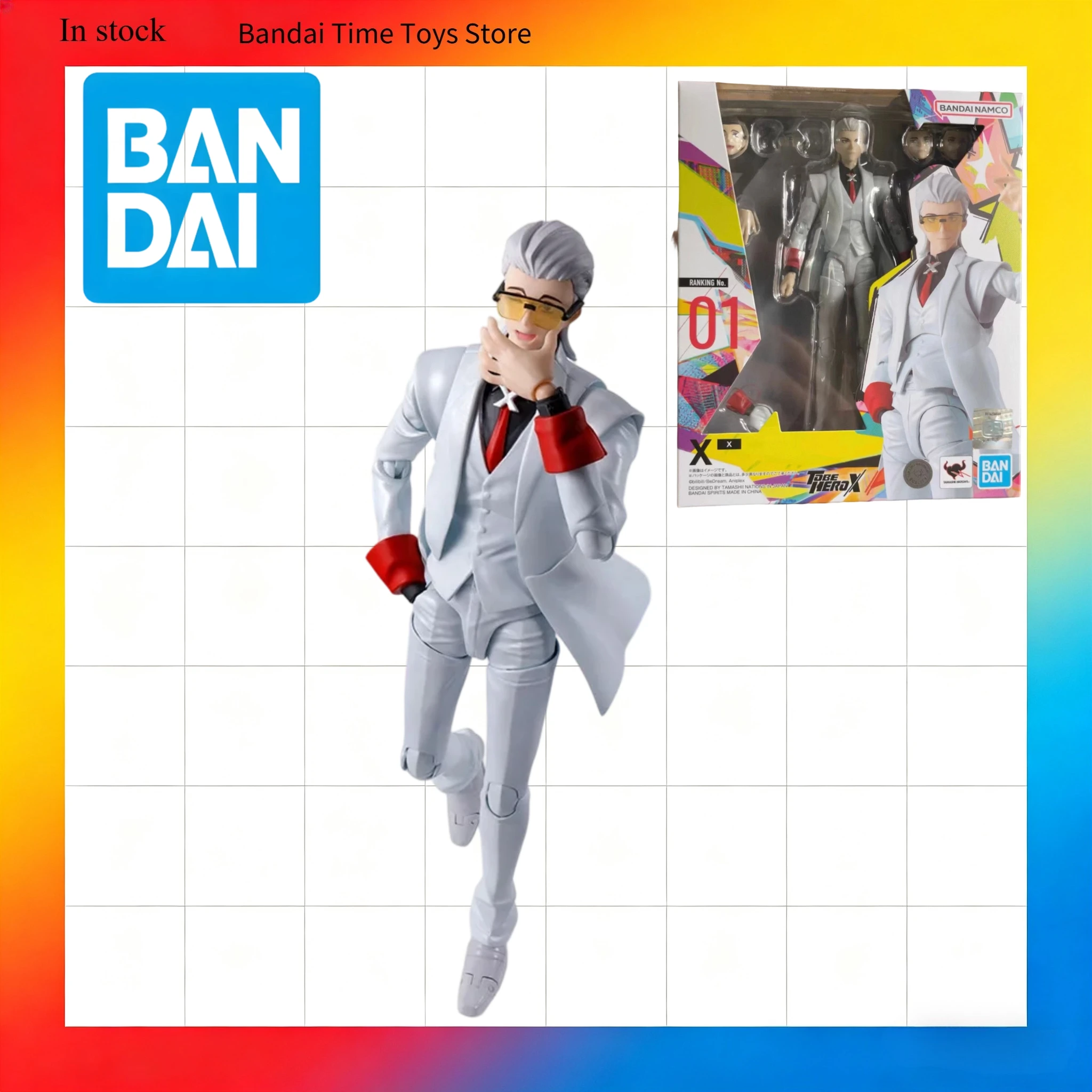 

In Stock Bandai S.H.Figuarts SHF To Be HERO X Official Action Figure Collectible Anime Desktop Model Decor Gift for Anime Fans