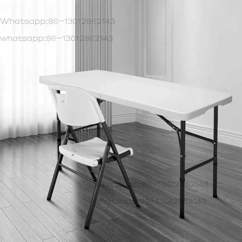 Folding Table Portable Liftable Outdoor Stall Table, Multi-functional Family Plastic Table