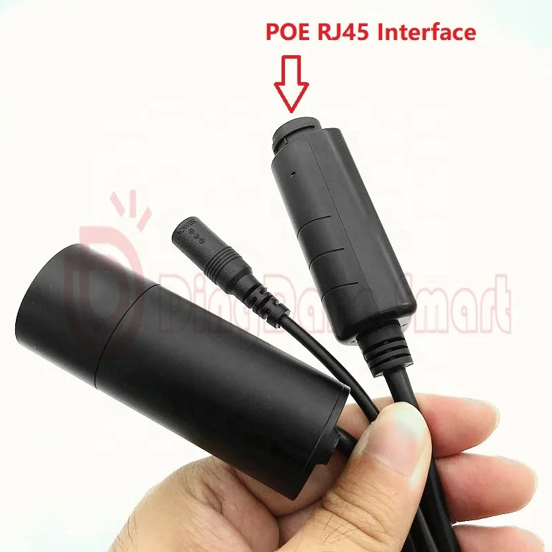 DingdangSmart 1080P IMX307 Sensor IP Network Camera H265x POE Mini Camera Night Vision with Metal Case