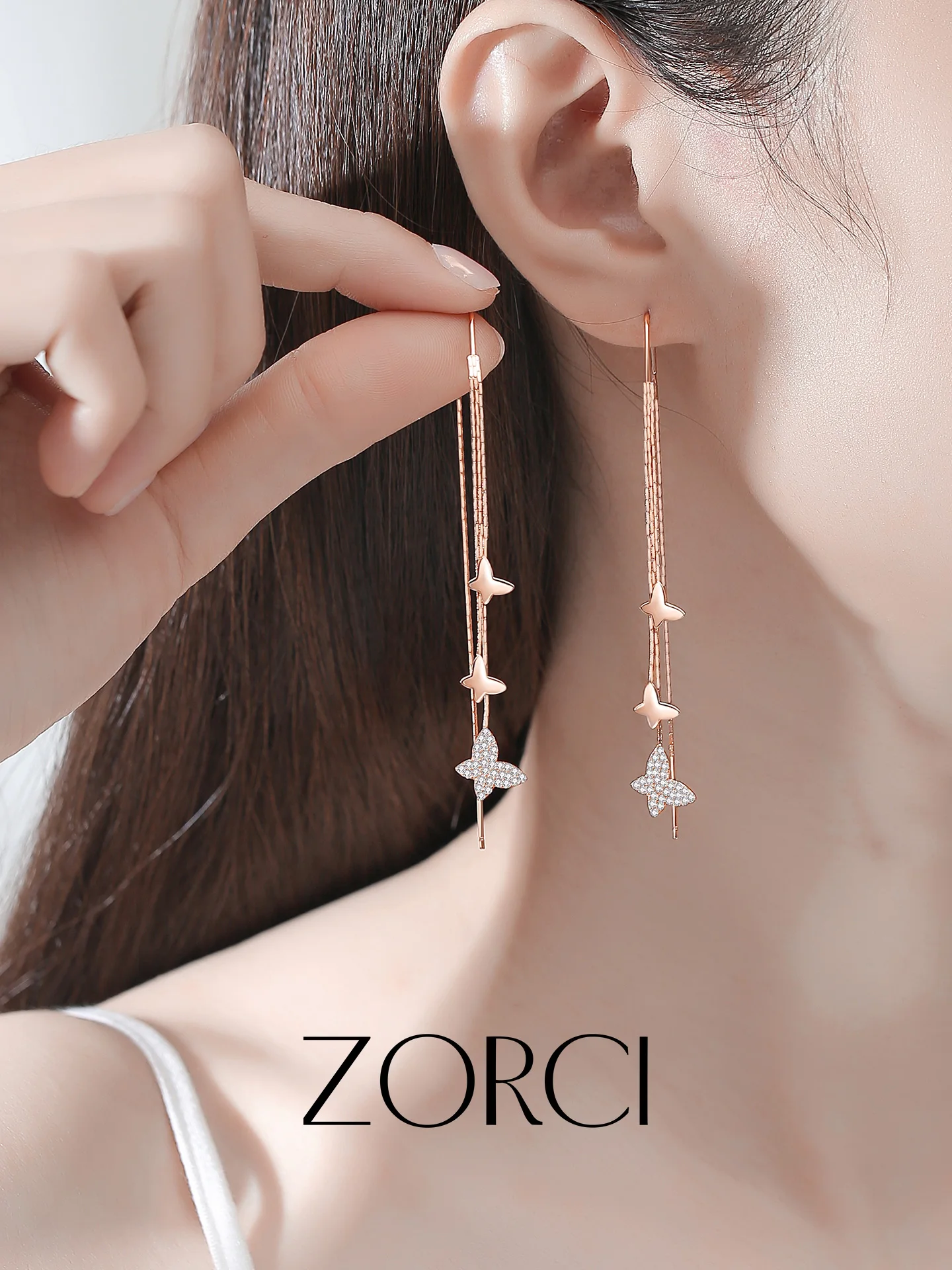 elegant-silver-tassel-earrings-women's-unique-stylish-design-original-creation-out-handmade-fashion-jew