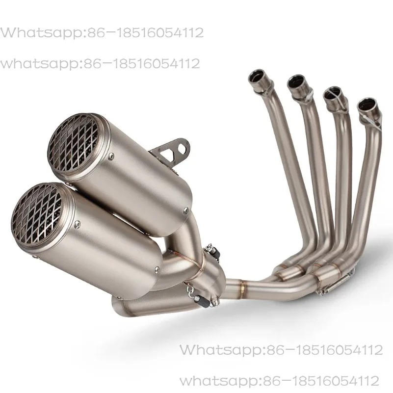 

New Condition Stainless Steel Full-Section Exhaust CBR650R CBR650F 2014-2024 Motorcycles Modified Front-End Muffler Packed Box