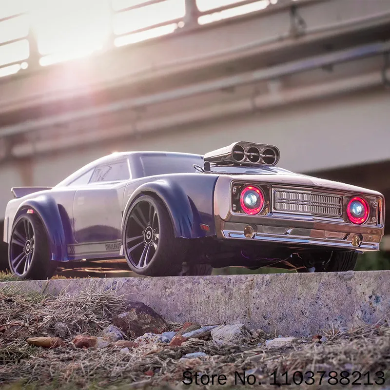 Rc Car 1 16 Scale High Speed Full Proportional Electric 4wd Professional Muscle Drift Car On Road Racing For Adult Hobbyist