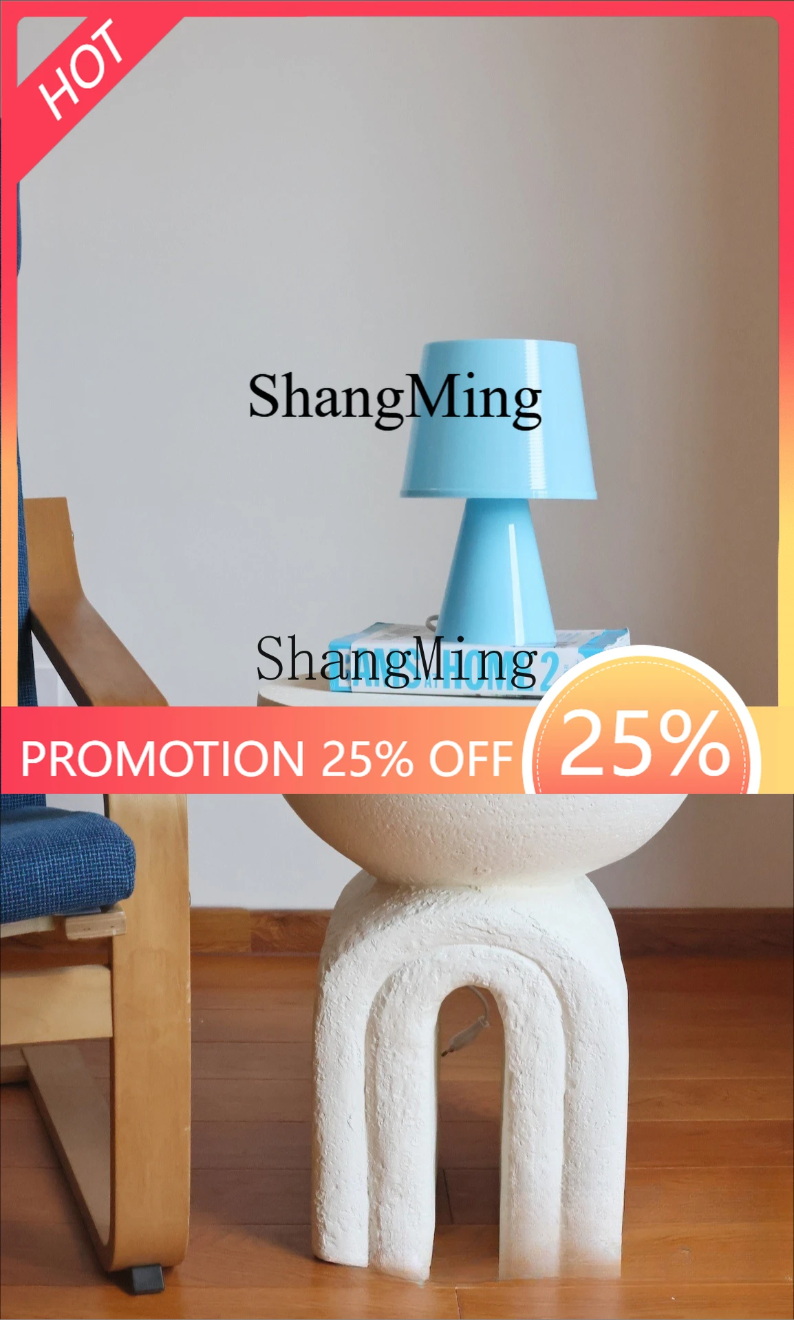 

FG good-looking simple arch edge art small coffee table round bed and breakfast cafe coffee table