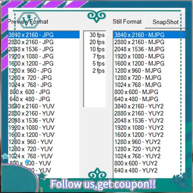 Módulo atualizado da câmera 4K HD 8Mp IMX415 30FPS FPC com grande angular