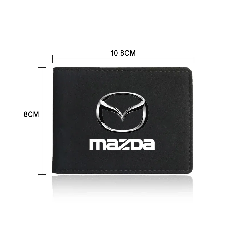 1Pcs Portable Car Driver License Holder PU Leather Card Bag For Mazda 3 4 5 6 7 8 CX-3 CX-4 CX-5 CX-7 CX-9 Axela 6 RX8 7 MX3 MX5