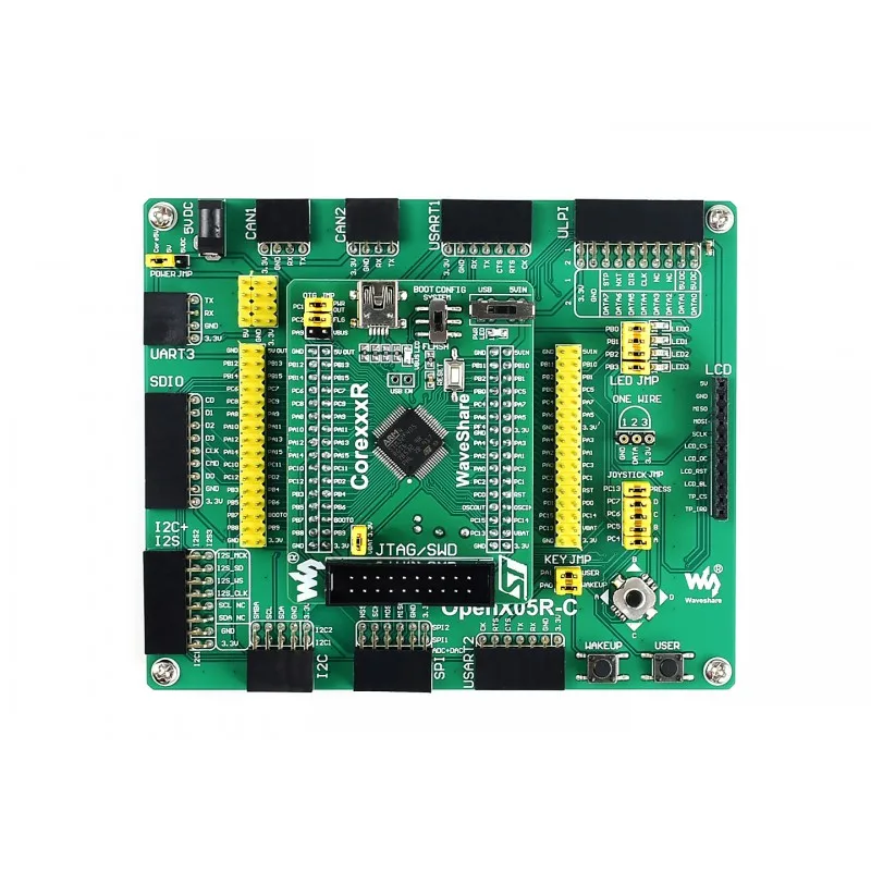 

Open405R-C Standard, STM32 Development Board Designed For STM32F405R Series, Features The STM32F405RGT6 MCU.