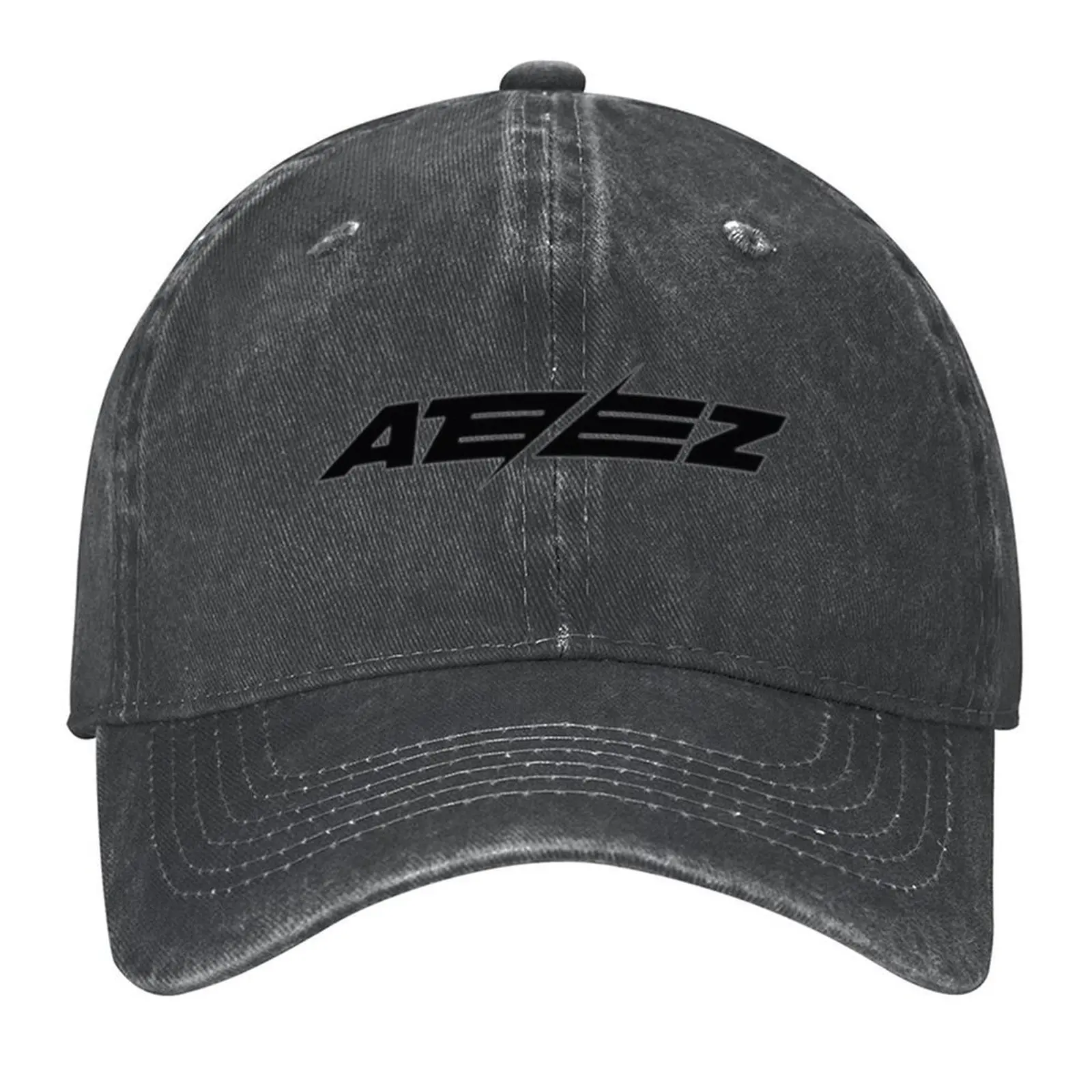 

Ateez logo Baseball Cap Trucker Hat Sun Hat For Children fishing caps man beach hat Boy Women's