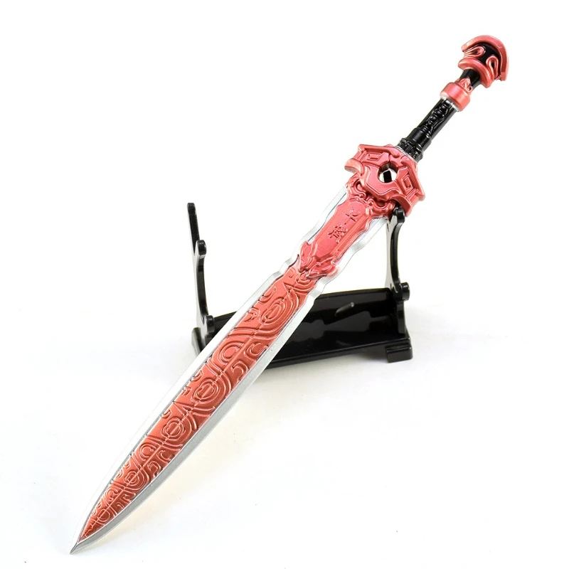 20cm/7.87in The Legend of Qin Tian Chi Dry General Sword Peripheral Weapon Models Anime Sword Metal Craft Ornaments Boy Toy Gift