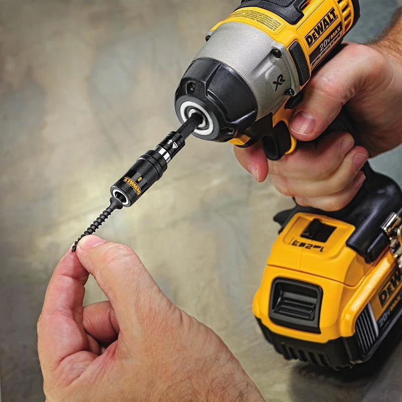 Imagem -06 - Dewalt-hexagonal Manga Drill Bit Grupo Anel Magnético Conjuntos Originais Ferramenta de Poder Acessórios Dwaslvmf2 Dt70547t Dwa2ph2sl Dw2054