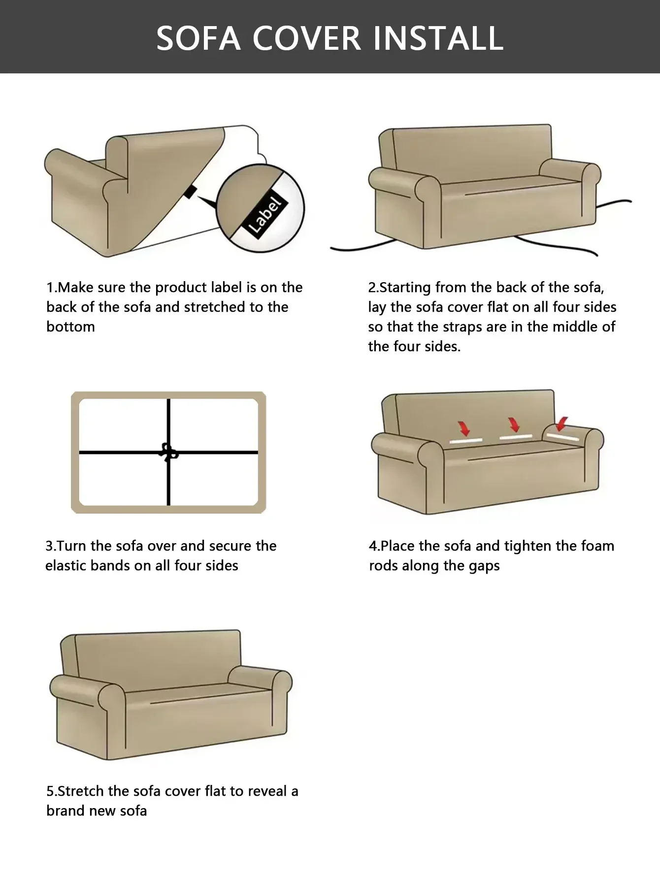 1/2/3/4 Seater Seersucker Sofa Slipcover with Skirt Universal Stretch Sofa Couch Slipcover Easy Fitted Chair Furniture Protector