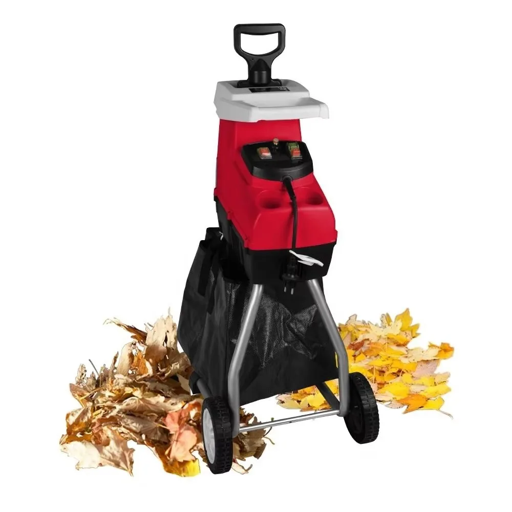 Vertak 2800W Garden Leaf Shredder Heavy Duty Branch Crusher Mulcher Wood Chipper for Home Yard Waste Recycling
