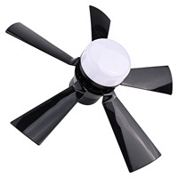 LED Ceiling Fan With Light Remote Control Dimmable 30W E27 Base Modern Wireless Fans Lighting For Bedroom And Living Room