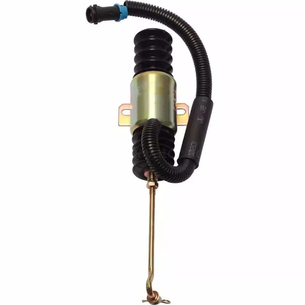 For 13034654 for Longgong LG30/50/833B Flameout Solenoid Valve Flameout Switch Fuel Stop Valve Loader Excavator Parts