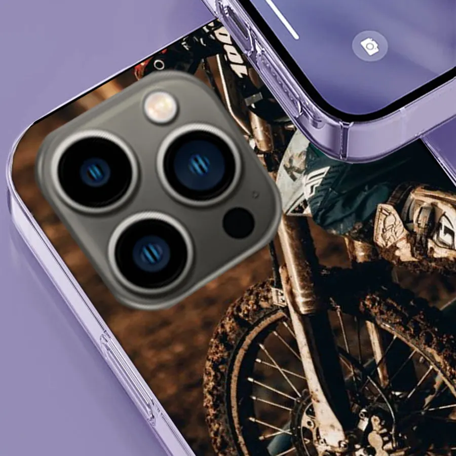 Off Road Motorcycle Adventure Phone Case For Apple Iphone 16 13 Pro Max Coque 15 14 Plus Clear 12 Mini 11 Pro Cover Cute Fundas