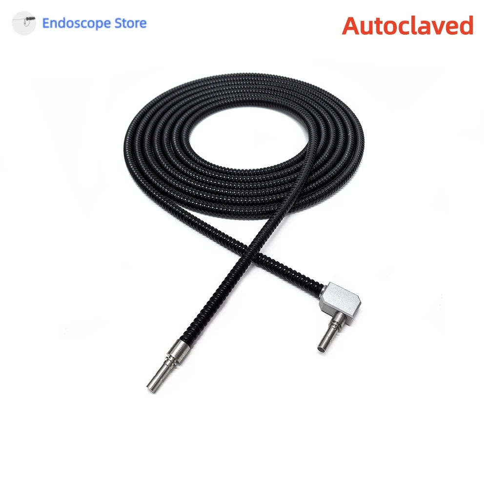 High Transmit For ZEISS Interface Right Angle 90° Medical Microscope Microscopy Light Optical Fibers Cables Autoclave Customized