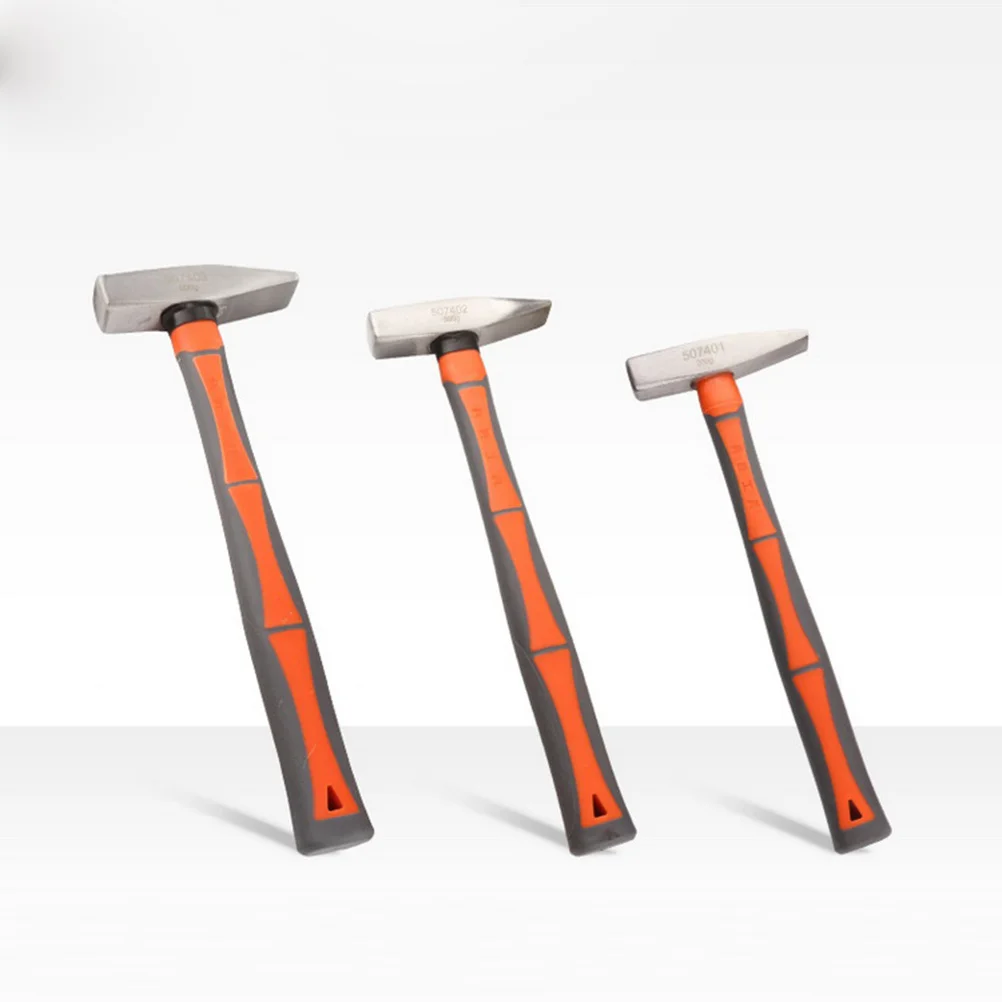 

Mini Duckbill Craftsman Cross-Peen Hammer Silver Plastic Handle for Metal Fabrication Woodworking Hammer with Grip Handle