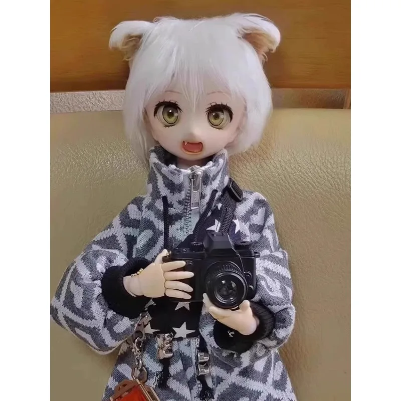 YELL Japan Gashapon Figure Anime Miniature LED Glance Camera Figurine Keychain Cute Capsule Toys Doll Decor Pendant Gift