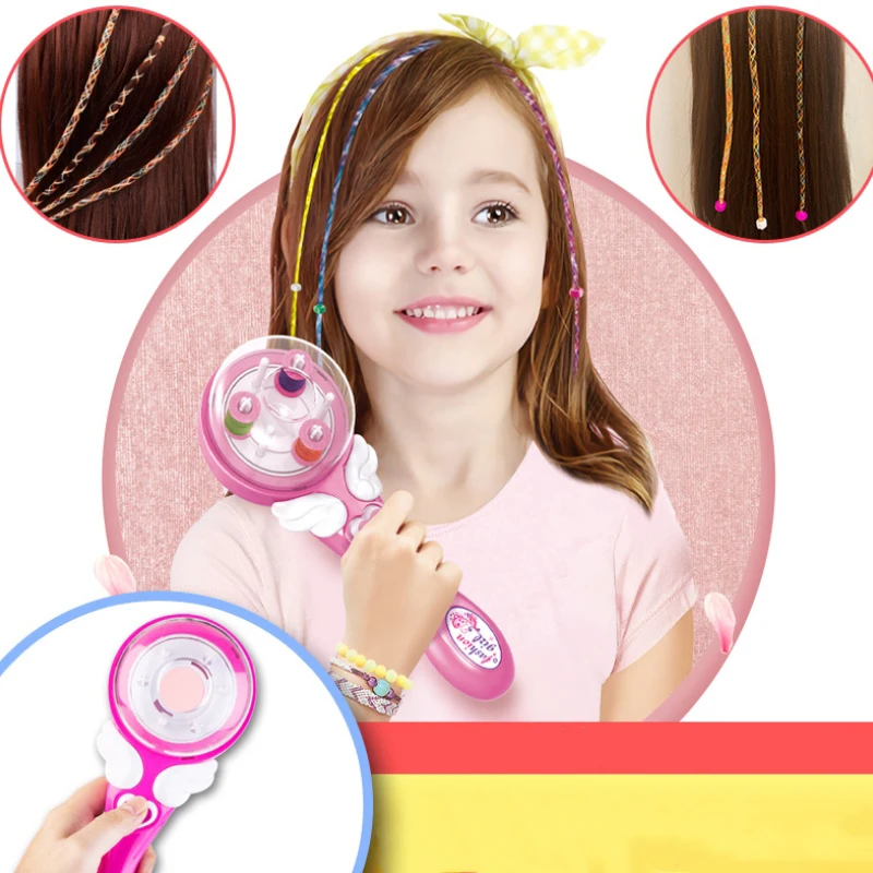 Electric Hair Braider Charming French Style Girls DIY Sponge Hair Braids Toy Hair Twist Braiding Hair Styling Tools Gift