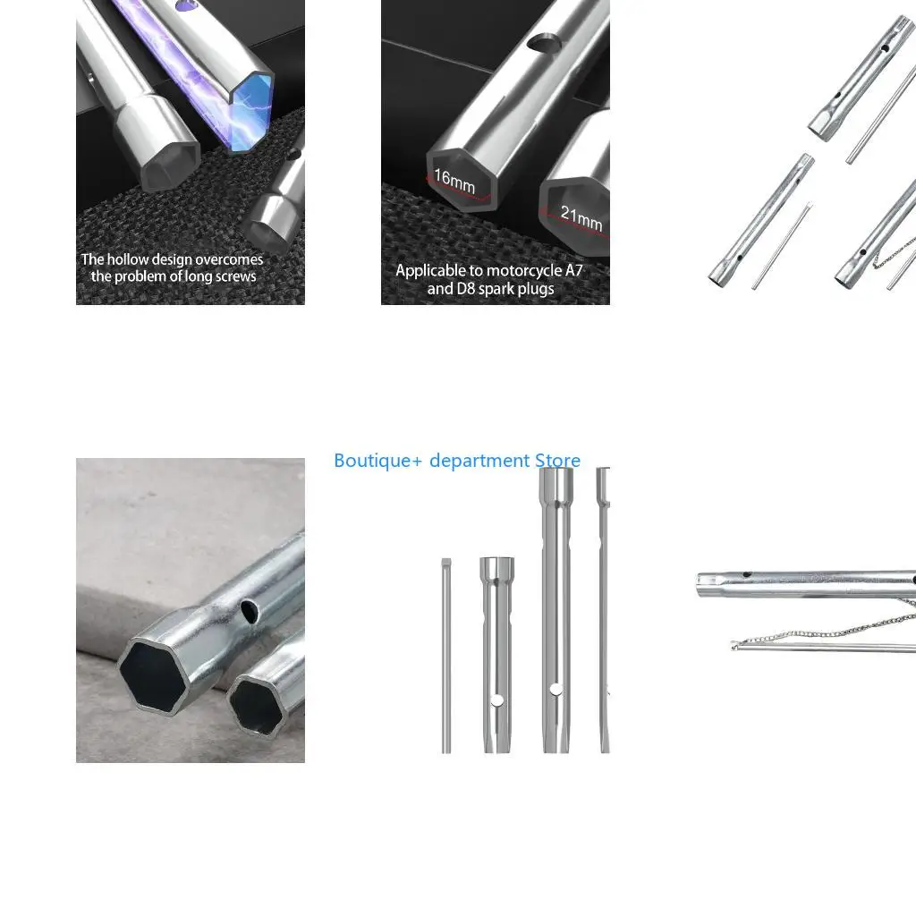 E1PD 2 In 1 Plugs Socket Tool 16mm 21mm Head Make Of Heat Treated Carbon Steel Professional Plugs Remover