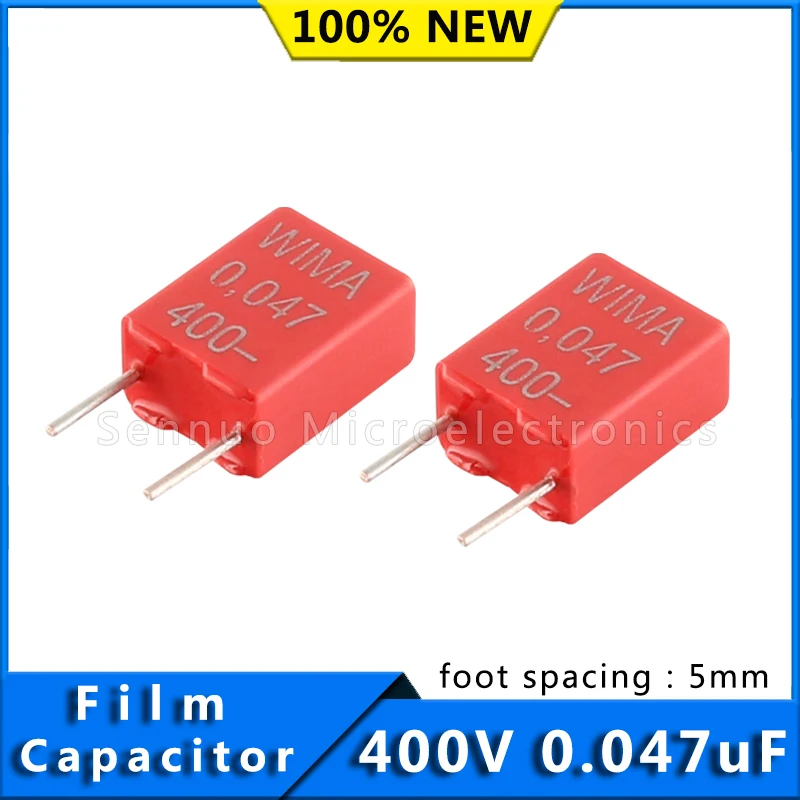 

5/10pcs New German WIMA Film Capacitor MKS2 400V 0.047UF 400V 473 Pitch 5mm Audio Infinity Capacitor MKS2G024701E00KSSD