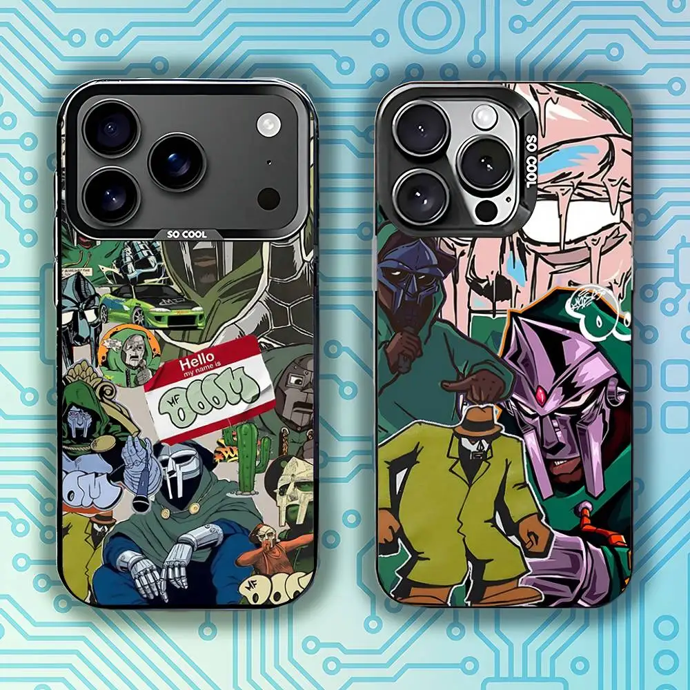 

Rapper M-MF D-DOOM Phone Case For iPhone 17,16,15,14,13,12,11,Pro,Max,Plus,E,Air,Mini Black Tpu Cover