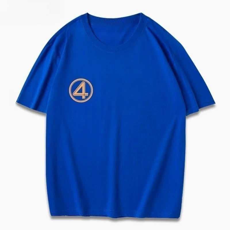 マーベル公認 マーベル ファンタスティック フォー 映画 ジョセフ クイン ヒューマン トーチ プリント Tシャツ 夏 メンズ レディース 半袖