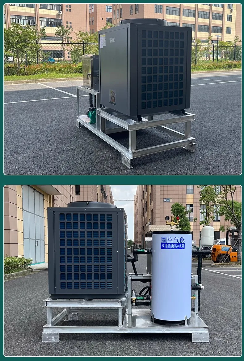 OEM integr  ted   ll-in-one   ir-to-w   he  t pump w  he   for home he  ting   nd cooling of domestic hot w