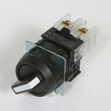 KACON 25MM 30MM Selective Switch Two Position Short Handle Self-Locking K25-41K10 K25-41K20 K30-41K10 K30-41K20 K30-41K11--10PCS