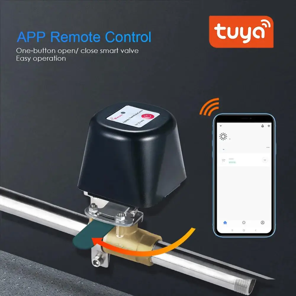 Imagem -03 - Tuya-automatic Gás Water Heater Valve Manipulador de Controle Remoto Wi-fi Controller Smart Home Trabalhar com Alexa Google Home