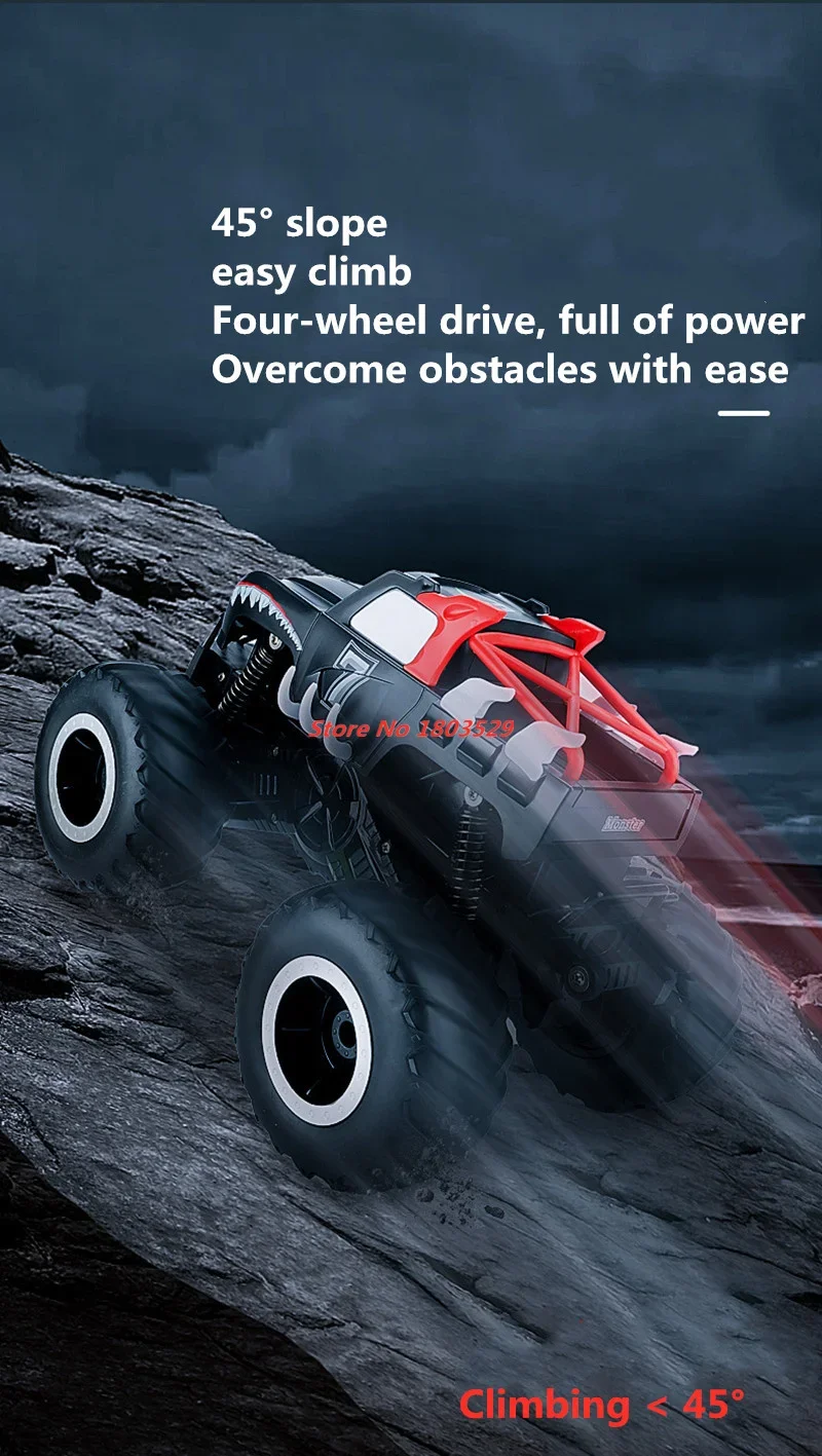 

2,4G 4WD 1/16 Пульт дистанционного управления Трюк Альпинистский автомобиль Водная земля Двойной автомобиль RC Водонепроницаемая модель внедорожного гоночного автомобиля для детей Подарки