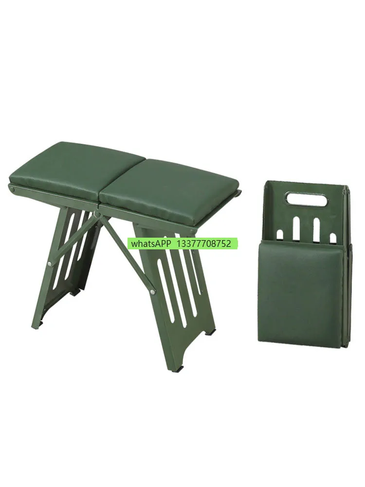 Folding Stool Portable Outdoor Household Metal Train Adult Stool Simple